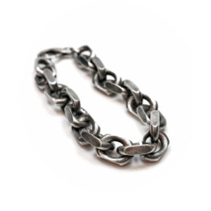 Sølv Armbånd med Store Lænker
