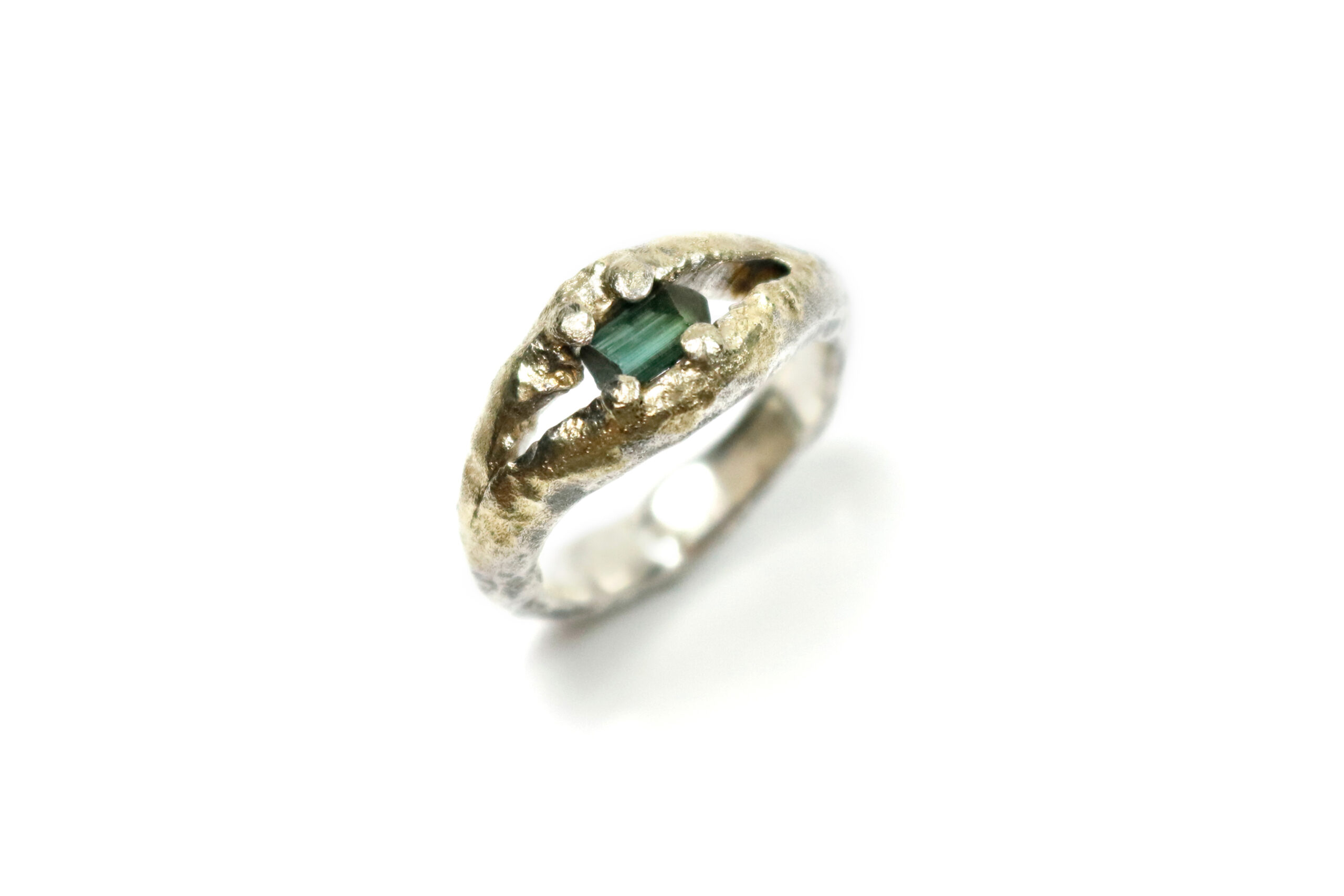 Ring med Guld og Turmalin