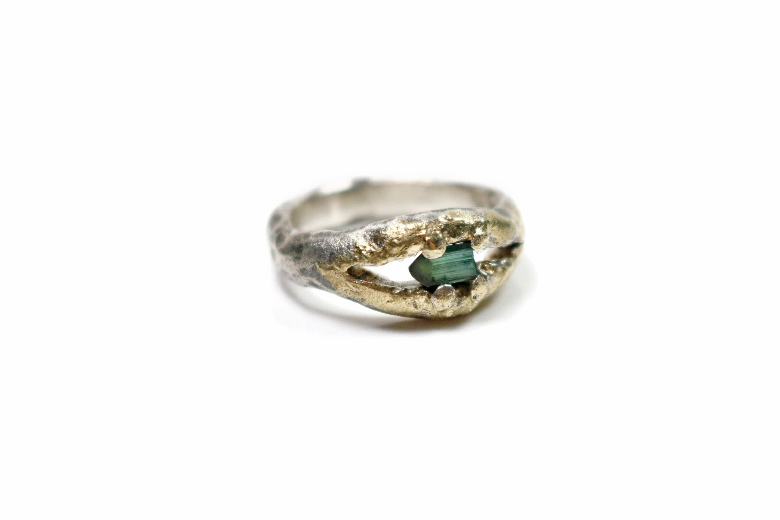 Ring med Guld og Turmalin - Billede 3
