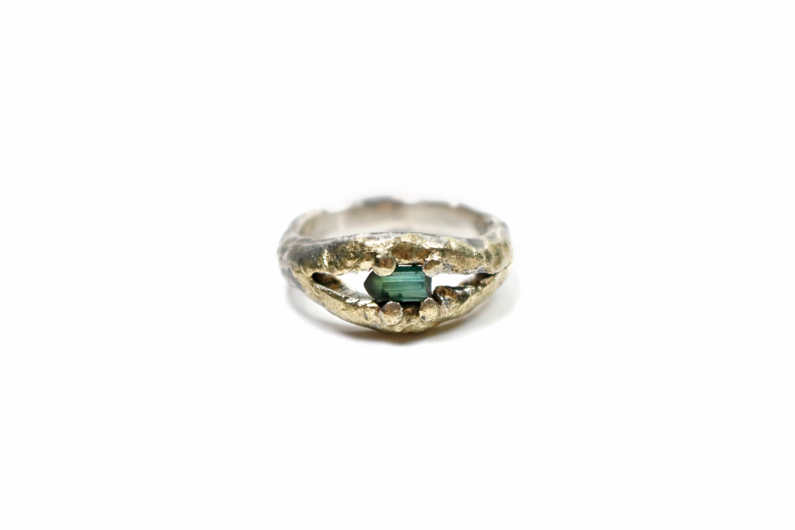 Ring med Guld og Turmalin - Billede 4