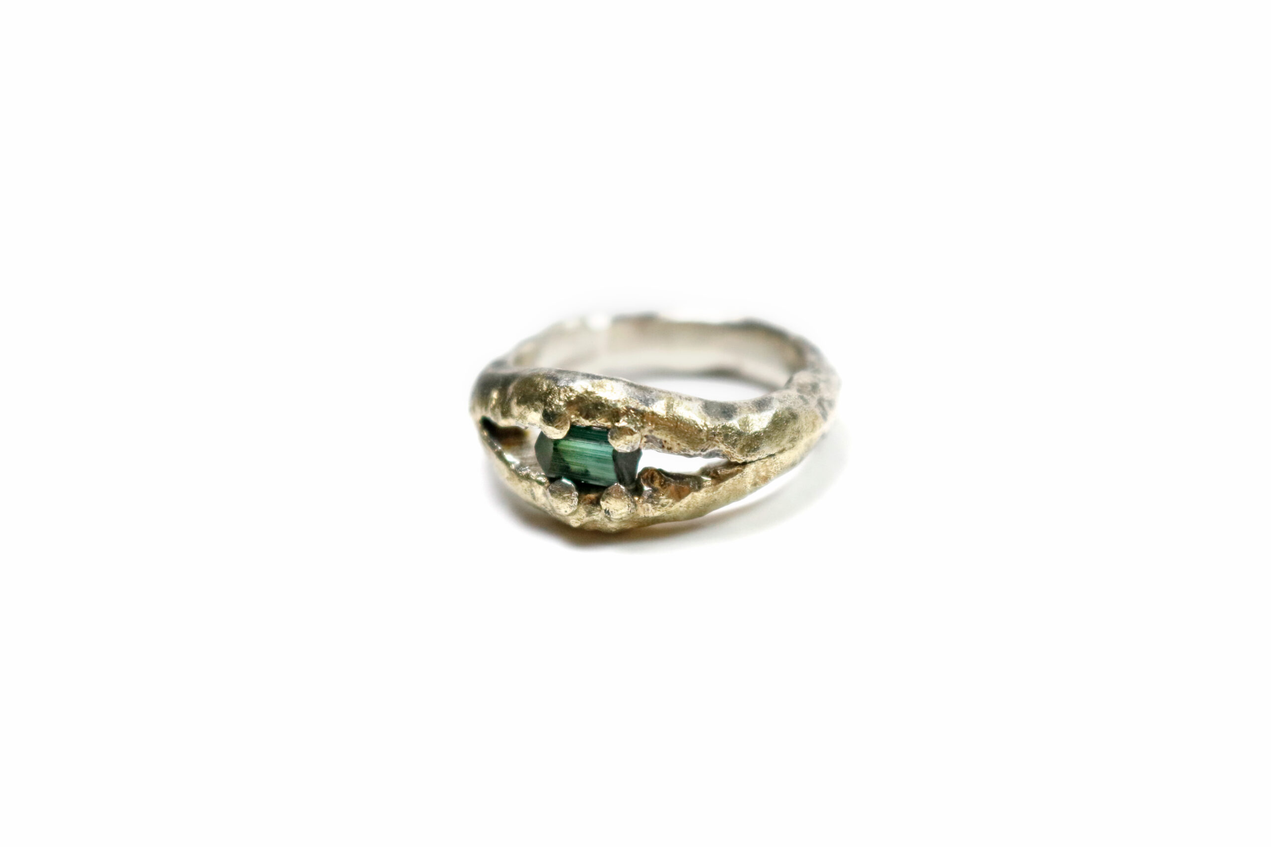 Ring med guld og Turmalin